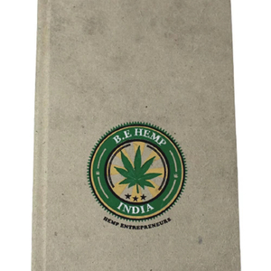 Handmade Acid Free Hard Cover <b>Hemp</b> <b>Paper</b> Logo Printed Notebooks With Leaf Design Notebook Journal Diary For Travel - Product Image 1