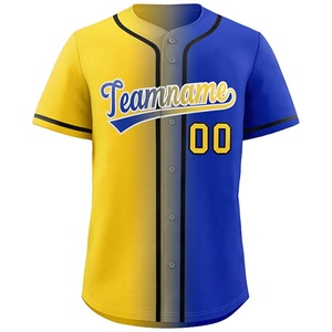 Maillots de baseball à sublimation complète Uniforme de baseball respirant pour jeunes T-shirt de baseball personnalisé - Product Image 3