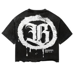 เสื้อยืดสกรีนลายหน้า-หลัง สไตล์สตรีทแวร์ วินเทจ โอเวอร์ไซส์ ไซส์พลัส ผ้าคอตตอนหนานุ่ม ขายส่ง เสื้อยืดลายกราฟิก ปี 2026 - Product Image 3