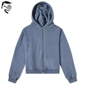 Wholesale 100% Cotton Men's Hoodie <b>Sweatshirt</b> <b>Vintage</b> Style Heavyweight French Fleece Oversized Acid Wash 6XL Solid Hooded for - Product Image 1