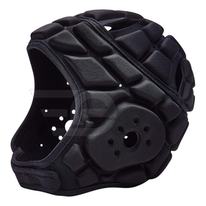 Rugby Helmets Reinforced Shell Head Protection Gear Soft Interior Padding Adjustable Chin Strap For Secure Fit In Sports Use - Product Image 3