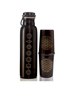 Elegant Copper Water Bottle for Health Detox Hydration Eco-Friendly Reusable Direct Drinking Boiling Water Applicable for - Product Image 3