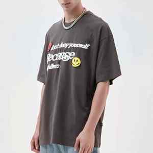 Camiseta de Hombre con Estampado Puff, Diseño y Logotipo Personalizados, de Primera Calidad, Venta al Por Mayor - Product Image 3