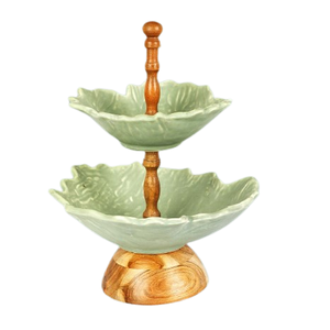 Soporte para Tartas de diseño Newts, bandeja para postres, aperitivos para bodas, soporte para cupcakes, bandeja para fiesta de té, soportes para tartas de calidad de 2 niveles - Product Image 5