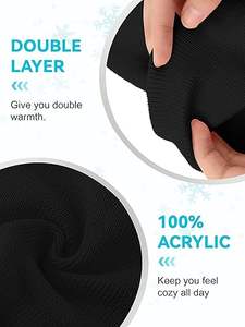 Nouveau design 2025 – Bonnets unisexes en laine/coton respirants et imperméables, jacquard, service OEM, vente en gros, fabrication sur mesure de haute qualité - Product Image 4