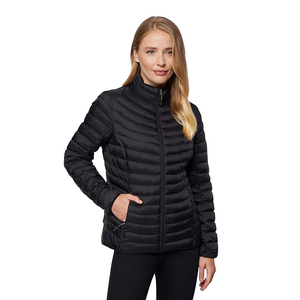 OEM 2024 mejor calidad de lujo de las mujeres de invierno de gran tamaño cálido chaqueta acolchada abrigos logotipo personalizado con capucha de talla grande temporada de verano - Product Image 1