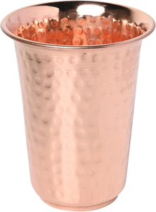 Lot de 14 tasses en cuivre écologique forgé avec couvercle en métal 99% cuivre pour garder vos boissons préférées au frais plus longtemps - Product Image 4