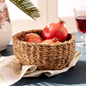 Cuenco de algas marinas tejido a mano natural-Cesta decorativa y de almacenamiento ecológica de Vietnam - Product Image 1