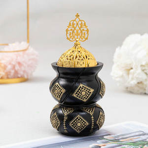 Quemador de incienso de resina de Ramadán, incensario Eid Bakhoor para bodas y festivales árabes, recién llegado - Product Image 5