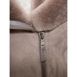 Shearling Winter Jacket Women Plush Lined <b>Coat</b> Casual Outerwear Long Sleeve <b>Button</b> Closure Jacket With Side Pockets Comfortable - Product Image 2