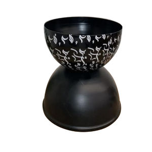 Cuenco para servir ensalada, pasta y sopa de calidad superior, utensilios de cocina, platos para servir recubiertos de polvo negro, cuenco para servir - Product Image 1