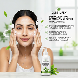 Crema Facial de Limpieza Profunda Herbal Glee Impex, Extractos Botánicos Suaves para Todo Tipo de Piel, Elimina la Suciedad y la Grasa - Product Image 2