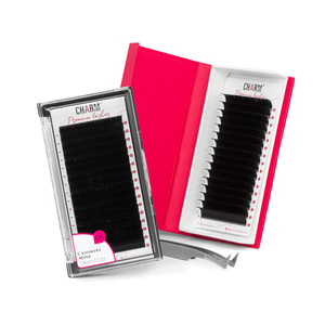 CharmLash Mink <b>Lashes</b> Wholesale With Custom Logo Cashmere Matte Black <b>Lash</b> Trays <b>Lash</b> Packaging Bag Single <b>Individual</b> Deep Black - Product Image 1