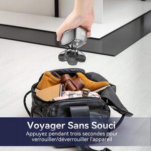 Afeitadora Eléctrica para Hombre, Doble Cuchilla, Inalámbrica, Pantalla LED, Resistente al Agua IPX7, Recortadora Húmeda/Seca, Afeitadora Rotatoria USB para Cabeza Calva - Product Image 2