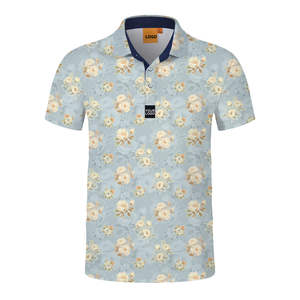 Comfortable Custom Sublimation Polo <b>Shirts</b> for Mens Featuring Prints and High Quality Cotton Fabric Cotton Plus Size - Product Image 4