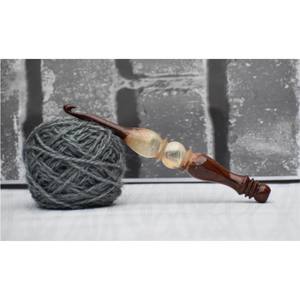 Crochet ergonomique en résine fait main, ensemble d'aiguilles à tricoter de luxe, outil de tissage DIY à grande prise pour l'arthrite, aiguille à fil pour artisanat manuel - Product Image 4