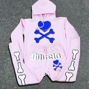 Conjunto de Sudadera con capucha transpirable para hombre, conjunto de dos piezas de punto, proveedor OEM, chándal personalizado, ropa deportiva para correr - Product Image 3