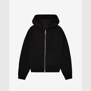 Vente en gros de sweats à capuche surdimensionnés pour hommes personnalisés avec logo brodé, 100% coton, poids lourd 500 g/m², sweats à capuche unisexes vierges pour hommes pas chers - Product Image 4