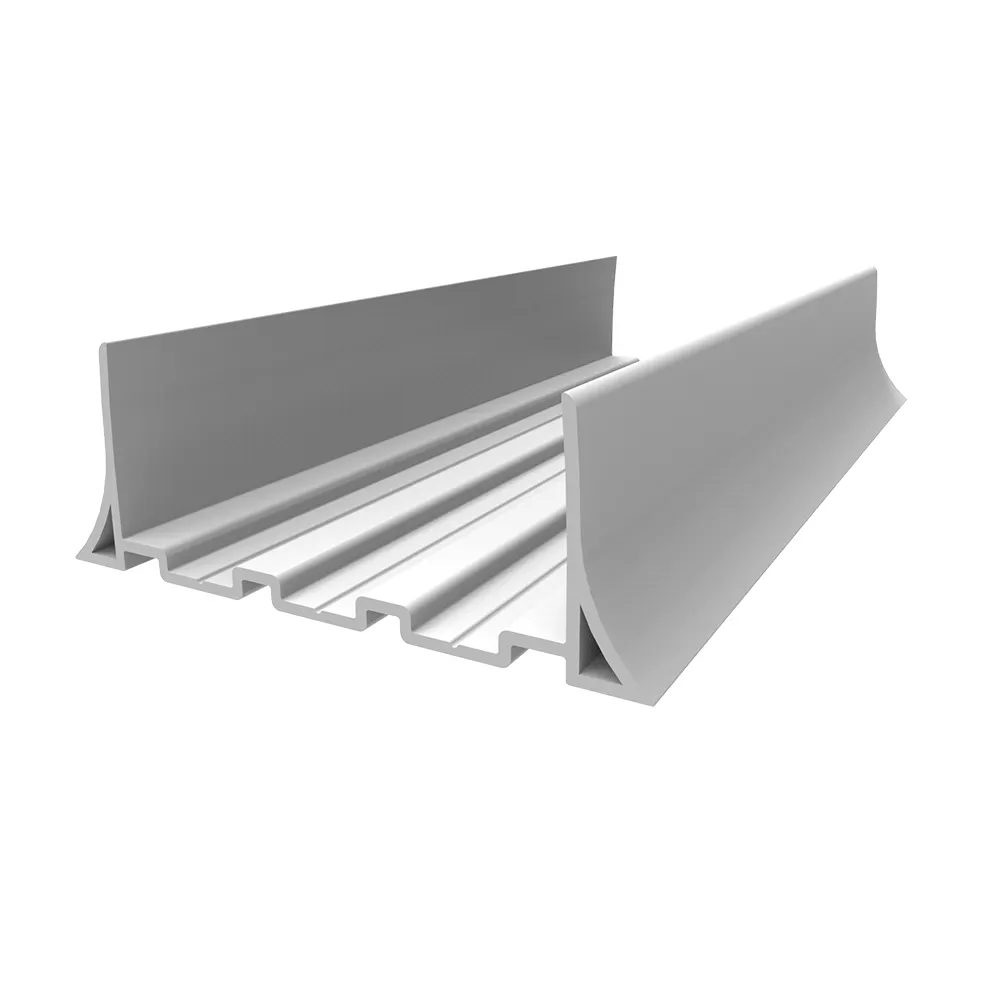 PVC Base Profile For Insulated Panels For 80 MM and 100 MM Panels Plastic Base Profile