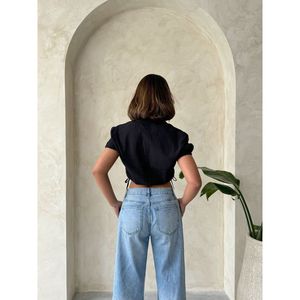 เสื้อเชิ้ตผู้ชายขายส่งพร้อมกระเป๋าปักลาย - Product Image 1