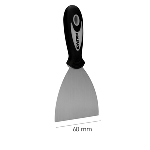 Spatola in Acciaio Inossidabile 60 mm. Impugnatura in Gomma - Product Image 2