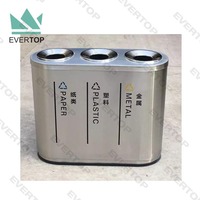 Classification SD-11 Poubelle Poubelle de tri des ordures avec 3 compartiments Poubelle Poubelles de tri de recyclage Poubelle de recyclage