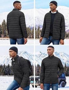 2025 OEM Cálido impermeable ligero aislado invierno prendas de vestir exteriores moda Streetwear a granel al por mayor - Product Image 5