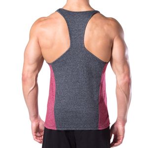 Débardeur de sport pour homme en coton mélangé, noir, décontracté, impression personnalisée, broderie, séchage rapide, respirant, service OEM - Product Image 2