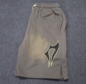 Pantalones Cortos Deportivos para Hombre, Verano 2025, 100% Algodón, Secado Rápido, Transpirables, Estilo Vintage, Lavado Ácido - Product Image 2