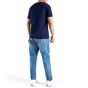 Camiseta de Hombre Nueva, Color Sólido, 100% Algodón, Marca Confiable, Ropa Deportiva, Ecológica, Transpirable, de Secado Rápido, Precio Bajo, Gran Venta - Product Image 3