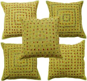 Luxuriating Decorative Indian Embroidered <b>Cushion</b> Cover Suzani Pillows <b>Cushion</b> Jaipuri Suzani <b>Cushion</b> Cover At Factory Price - Product Image 1