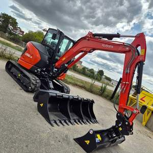 Miniexcavadora Kubota K008-5 de Bajo Costo, Giro de Cola Cero, Microexcavadora Diésel con Sistema Hidráulico Auxiliar, Lista para Enviar - Product Image 3
