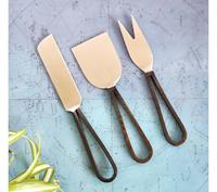 <strong>Best</strong> <strong>Selling</strong> Stainless Steel <strong>Cheese</strong> Set Of 3 Pcs With Silver PVD Coating Butter Pizza Knives <strong>Cheese</strong> <strong>Slicer</strong> Kitchen Cutlery Set
