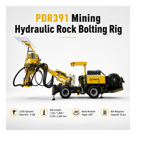 Foreuse hydraulique souterraine pour le boulonnage de roches, pour le soutien des tunnels et le boulonnage des toits miniers