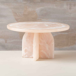 Support à gâteau en résine de luxe, écologique, fait à la main, design rond, pour les fêtes d'anniversaire et les mariages - Product Image 1