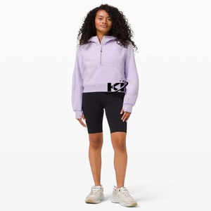 2024 Spring <b>Summer</b> Lightweight Women's Casual Oversized Long Sleeve Full Zip Up <b>Thin</b> <b>Hoodie</b> Jacket With Pockets - Product Image 3