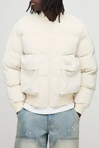 OEM Hot Sale <b>Lightweight</b> <b>Puffer</b> <b>Jacket</b> for Men's Custom screen printed logo Stand Collar Outdoor Ultralight men's <b>puffer</b> <b>Jacket</b> - Product Image 3