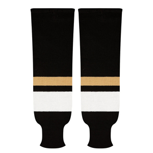 Concevez vos propres chaussettes de hockey sur glace personnalisées avec le nom de votre équipe - Respirantes, séchage rapide, 100% polyester, vêtements de sport unisexes, vente à bas prix - Product Image 1