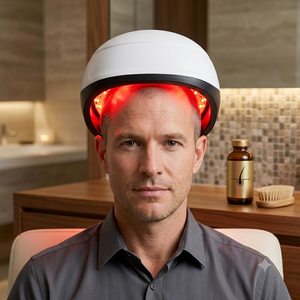 <span class=keywords><strong>Casque</strong></span> de traitement capillaire au <span class=keywords><strong>laser</strong></span> infrarouge 650 nm <span class=keywords><strong>pour</strong></span> la <span class=keywords><strong>repousse</strong></span> des <span class=keywords><strong>cheveux</strong></span> - Product Image 1