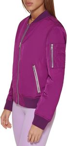 2024 New Arrival Plus Size Women's Varsity Winter Jacket <b>Wool</b> Leather Sleeve Button Zipper Heated <b>Quilted</b> Logo Bomber Breathable - Product Image 4