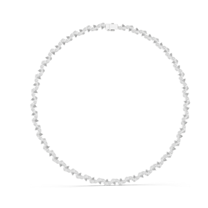 สร้อยคอเพชรแล็บโกรว์ 14.289 กะรัต ความใส VVS-VS เพชร CVD ในทอง 18KT, 14KT  ทองคำสีชมพู, สีเหลือง, สีขาว หรูหรา - Product Image 4