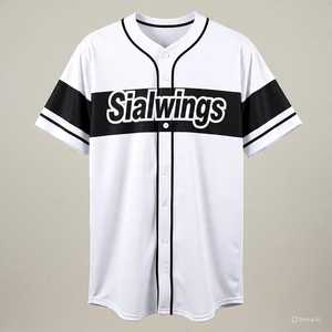 Bon marché Prix Meilleure Qualité Maillots De Baseball De Mode À Séchage Rapide Maillot De Baseball Unisexe Col En V Baseball Porte avec Personnalisation - Product Image 2