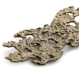 Plateau à fruits en métal avec design incurvé, vaisselle décorative de mariage en aluminium, plateau de service avec nouveau fini - Product Image 5