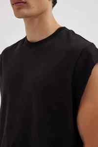 Camiseta de tirantes personalizada para hombre 95 algodón, 5 camisetas lisas de LICRA para hombre a precios al por mayor - Product Image 2