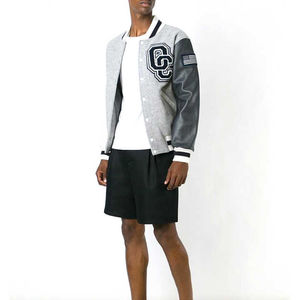 Chaquetas Varsity de Cuero PU Personalizadas para Hombre, Estilo Urbano, con Mangas de Cuero PU, Fabricantes de Ropa Personalizada - Product Image 3