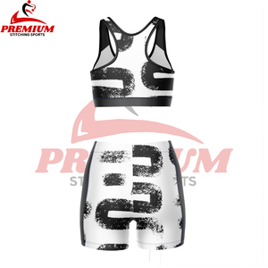 Venta caliente Mujeres Gimnasio Activewear Fitness Bra Conjuntos cortos XL Tamaño Impermeable Características Patrón sublimado - Product Image 2