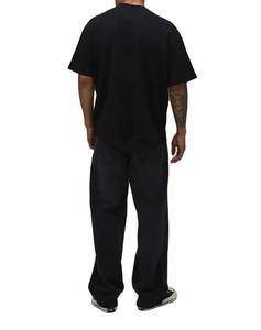 Camiseta de algodón 100% estilo streetwear, oversize con hombros caídos, personalizada, de alta calidad, estampada, de tela gruesa para hombre - Product Image 2