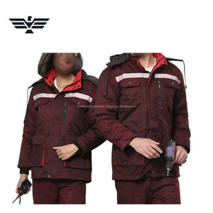 Chaqueta de Seguridad Industrial Reflectante de Algodón Unisex con Capucha para Hombre y Mujer EMPIRE of TREND WEARS, Overol de Trabajo Cómodo - Product Image 2