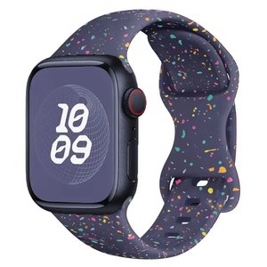 Correa Deportiva de Silicona Ado para Apple Watch, Suave y Transpirable, Ajustable para 45mm 49mm, Colores Naranja, Blanco y Rosa - Product Image 5