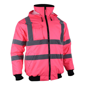 2025 chaqueta de seguridad de invierno reflectante de alta visibilidad más vendida de alta calidad con diseño OEM de logotipo personalizado para venta al por mayor - Product Image 1